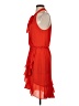 Parker 100% Polyester Orange Cocktail Dress Size S - photo 5