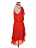 Parker 100% Polyester Orange Cocktail Dress Size S - photo 4