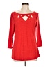 Diana Belle Red 3/4 Sleeve Top Size L - photo 1