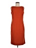 Lands' End Solid Orange Casual Dress Size M (petite) - photo 1