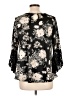 Stem & Vine Black 3/4 Sleeve Blouse Size L - photo 2