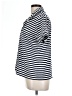 J.Crew Stripes Blue Short Sleeve Blouse Size L - photo 5
