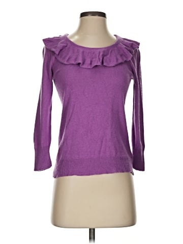 Lauren by Ralph Lauren Silk Pullover Sweater (view 1)