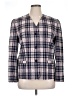 Pendleton Plaid Ivory Wool Blazer Size 14 - photo 1