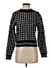 Aqua Houndstooth Black Pullover Sweater Size S - photo 1