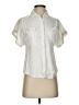 Evereve 100% Lyocell Ivory Short Sleeve Blouse Size XS - photo 1
