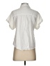 Evereve 100% Lyocell Ivory Short Sleeve Blouse Size XS - photo 2