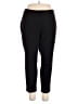 Alfani Solid Black Active Pants Size 18 - photo 1