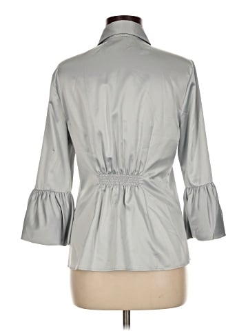 BCBGMAXAZRIA 3/4 Sleeve Button-Down Shirt (view 2)