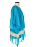 Colleen Lopez 100% Polyester Teal 3/4 Sleeve Blouse Size L - photo 4