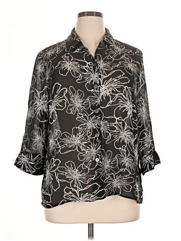 Kathy Che 3/4 Sleeve Blouse (view 1)