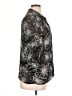 Kathy Che Floral Gray 3/4 Sleeve Blouse Size XL - photo 4
