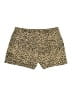 J.Crew Animal Print Gold Shorts Size 8 - photo 2