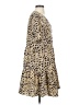 Unbranded 100% Polyester Animal Print Tan Casual Dress Size S - photo 4