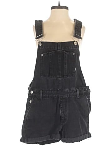 Dr Denim Overall Shorts - front