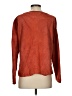 W by Worth 100% Leather Brown Long Sleeve Blouse Size P (petite) - photo 2