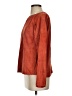 W by Worth 100% Leather Brown Long Sleeve Blouse Size P (petite) - photo 5
