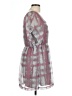 D'Closet 100% Polyester Gray Casual Dress Size LgEstimated - photo 4