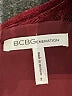 BCBGeneration 100% Polyester Hearts Burgundy Cocktail Dress Size 2 - photo 7