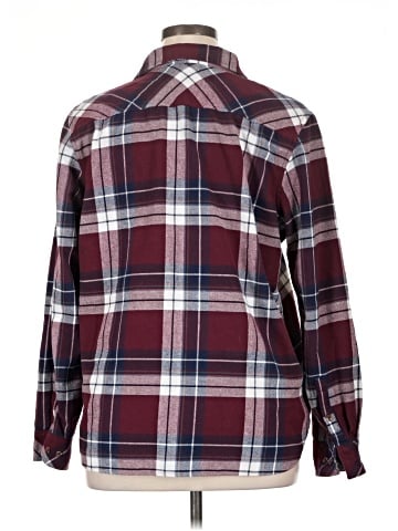 Natural Reflections Long Sleeve Button-Down Shirt (view 2)