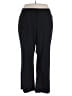 Lane Bryant Solid Black Dress Pants Size 28 - photo 1