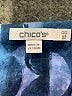Chico's 100% Cotton Blue 3/4 Sleeve Blouse Size XS - photo 7