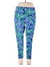Lilly Pulitzer Luxletic Paisley Blue Active Pants Size XXL - photo 1