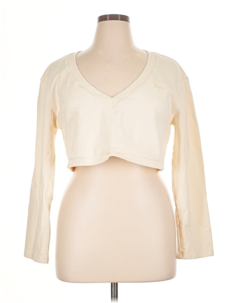 Pre-owned For Love & Lemons Cardigan Sweater In Ivory