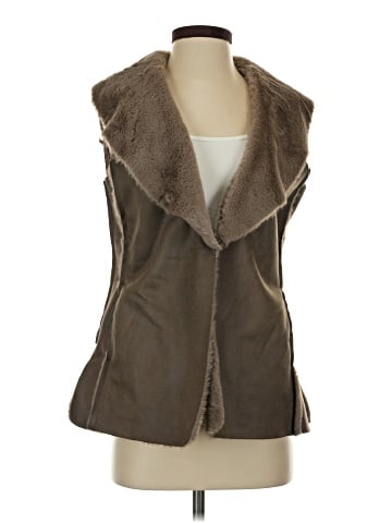 Elie Tahari Faux Fur Vest (view 1)