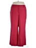 Lane Bryant Solid Red Dress Pants Size 28 - photo 1