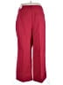 Lane Bryant Solid Red Dress Pants Size 28 - photo 2