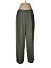 Eileen Fisher 100% Silk Solid Green Silk Pants Size M - photo 1