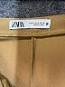 Zara 100% Polyester Solid Tan Dress Pants Size M - photo 4