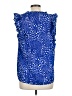 Hailey & Co. Blue Sleeveless Blouse Size L - photo 2