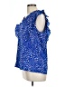 Hailey & Co. Blue Sleeveless Blouse Size L - photo 5