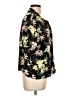 Unbranded 100% Polyester Tropical Black Short Sleeve Blouse Size L - photo 4