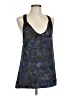 Eight Sixty 100% Polyester Blue Sleeveless Top Size L - photo 1