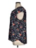 Daniel Rainn 100% Polyester Floral Black Short Sleeve Blouse Size XL - photo 5
