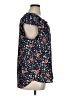 Daniel Rainn 100% Polyester Floral Black Short Sleeve Blouse Size XL - photo 4