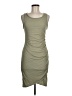 Leith Solid Tan Casual Dress Size M - photo 1