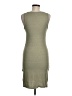 Leith Solid Tan Casual Dress Size M - photo 2