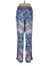 Green Dragon 100% Rayon Paisley Blue Casual Pants Size L - photo 2