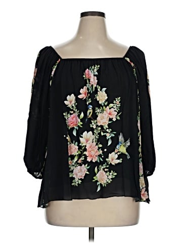 Johnny Was 3/4 Sleeve Blouse (view 1)