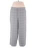 ELOQUII Plaid Gray Dress Pants Size 16 Plus - photo 1