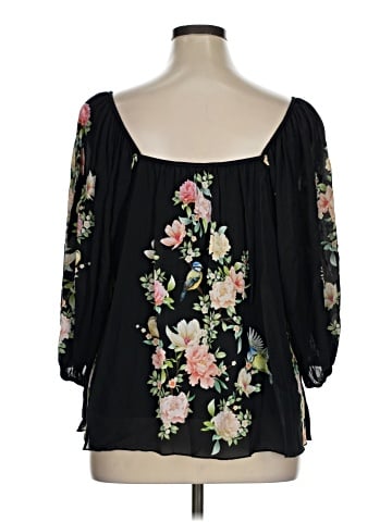 Johnny Was 3/4 Sleeve Blouse (view 2)