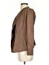 Vince. 100% Leather Solid Brown Blazer Size XS - photo 5