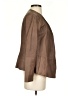 Vince. 100% Leather Solid Brown Blazer Size XS - photo 4