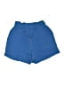 FRNCH 100% Cotton Solid Blue Shorts Size XS - photo 1