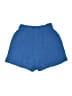 FRNCH 100% Cotton Solid Blue Shorts Size XS - photo 2
