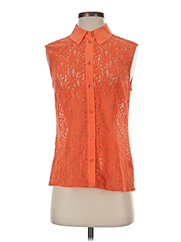 Equipment Sleeveless Button-Down Shirt (view 1)